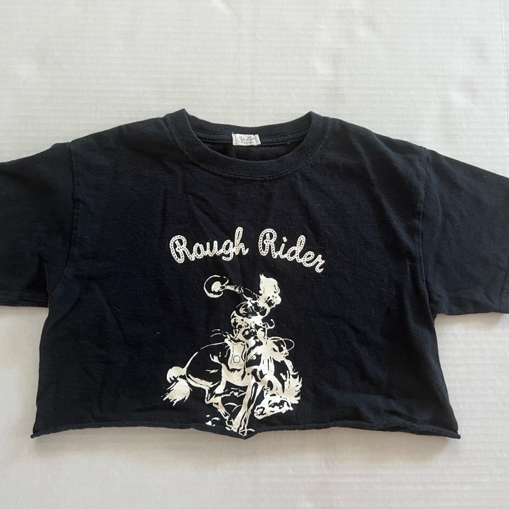 Brandy Melville rough rider crop top